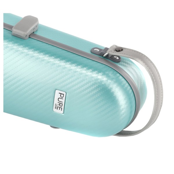 Gewa Fun Polycarbonate Shaped Violin Case, Green and Grey