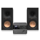 WiiM Vibelink Amplifier, Ultra Streamer, and Klipsch R-60M Speaker Hi-Fi Bundle