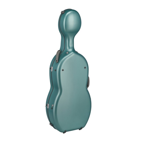 Gewa Fun Polycarbonate Cello Case, Green and Grey