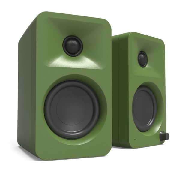 Kanto Ora Powered Reference Desktop Speakers with Bluetooth, Moss - Main