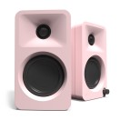 Kanto Ora Powered Reference Desktop Speakers with Bluetooth, Matte Pink