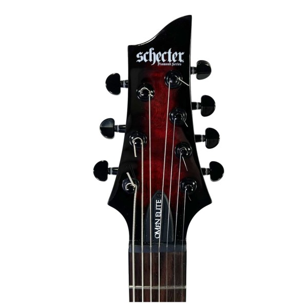 Schecter Omen Elite-7, Black Cherry Burst