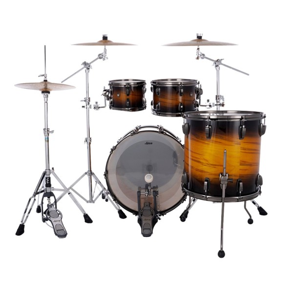 Ludwig Classic Maple Exotic 22" Studio 3pc Shell Pack, Black Gold Burst