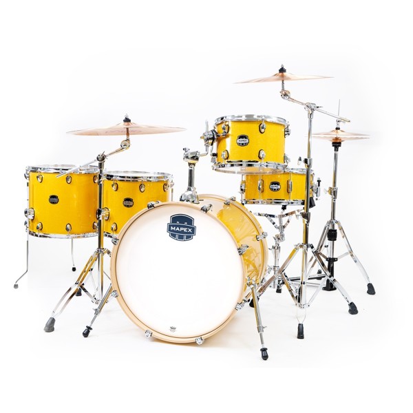 Mapex Mars Birch 22'' 5pc Crossover Shell Pack, Sunflower Sparkle