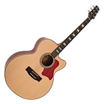 Jumbo Acoustic Guitar by Gear4music, Natural, 2023 Model - Nearly New