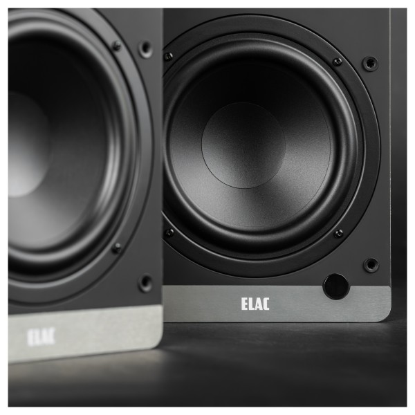 ELAC Debut ConneX DCB61 Active Speakers (Pair), White - Active and passive, driver detail image