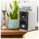 ELAC Debut ConneX DCB61 Active Speakers (Pair), White - Lifestyle Image