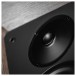 ELAC Debut ConneX DCB61 Active Speakers (Pair), Walnut - Detail image, grille hole and tweeter