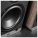 ELAC Debut ConneX DCB61 Active Speakers (Pair), Walnut - Detail Image, driver 