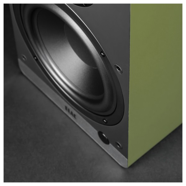 ELAC Debut ConneX DCB61 Active Speakers (Pair), Olive - Detail image, downwards driver