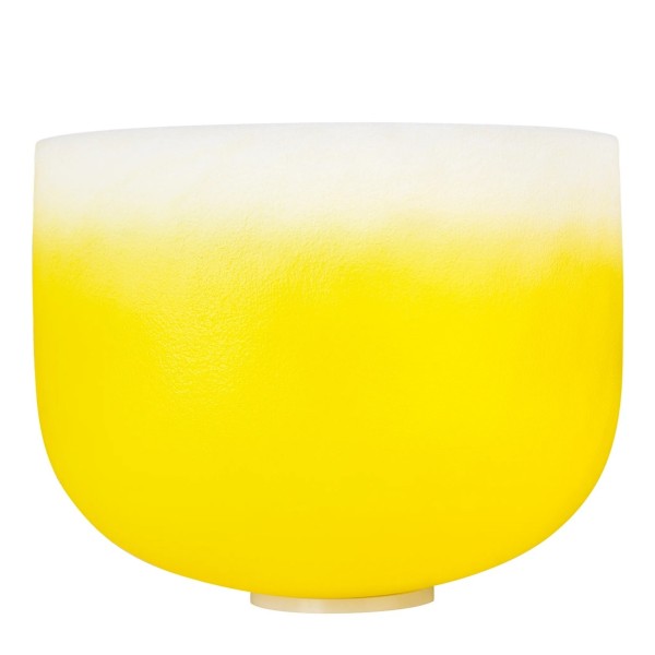 Sela 12" Yellow Crystal Singing Bowl, Solar Plexus Chakra