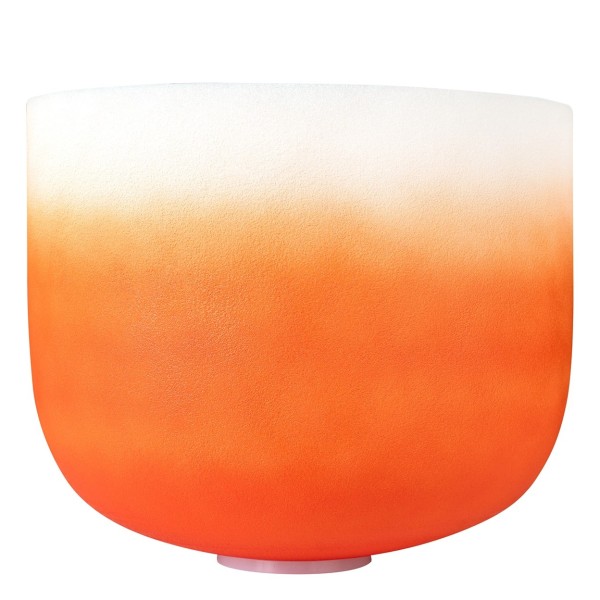 Sela 13" Orange Crystal Singing Bowl, Sacral Chakra