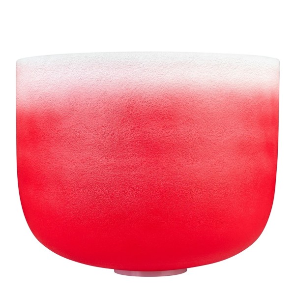 Sela 14" Red Crystal Singing Bowl, Root Chakra