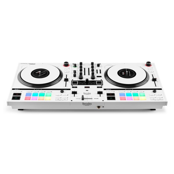 Hercules Inpulse T7 Motorised Platter Controller, White - Front