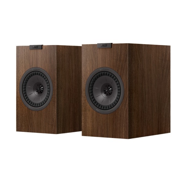 KEF Q1 Meta Bookshelf Speakers (Pair), Walnut