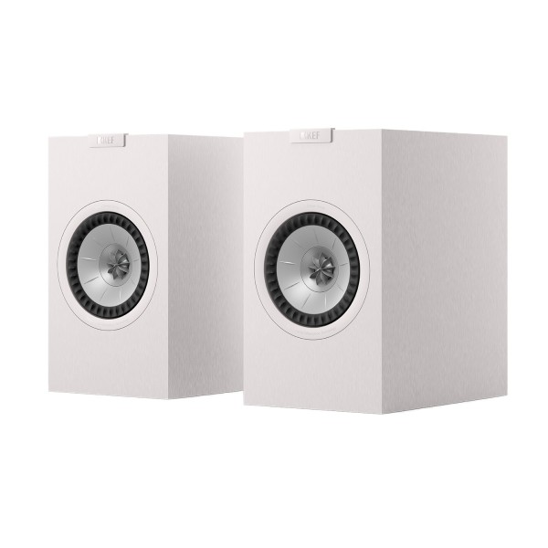 KEF Q1 Meta Bookshelf Speakers (Pair), Satin White