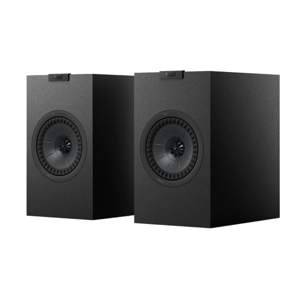 KEF Q1 Meta Bookshelf Speakers (Pair), Satin Black