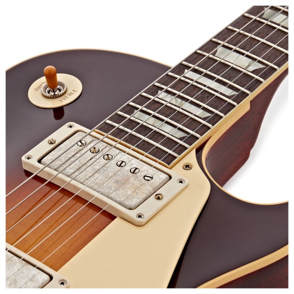 Gibson Custom 1958 Les Paul Standard Reissue Ultra Light Aged, Bourbon Burst #85173 - pickups 
