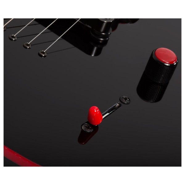 Schecter Sunset 7 String, Red Dawn - knobs