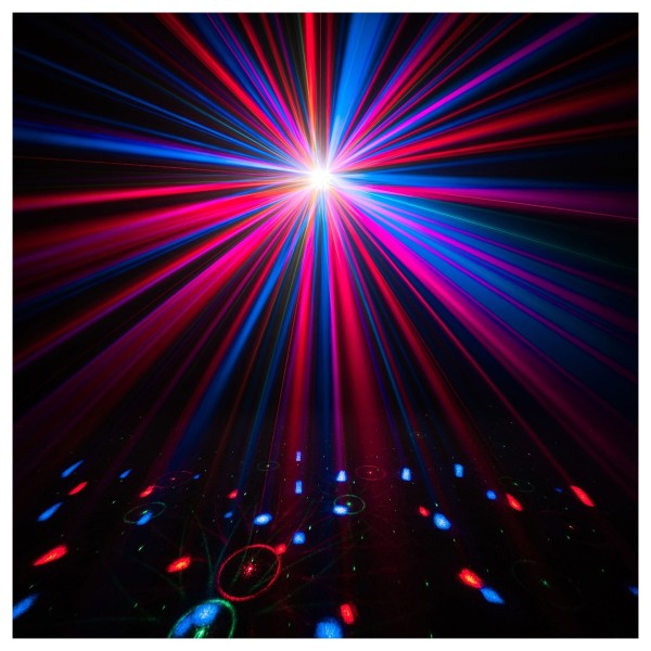 Equinox Hornet 4-in-1 LED In Use Blue and Red