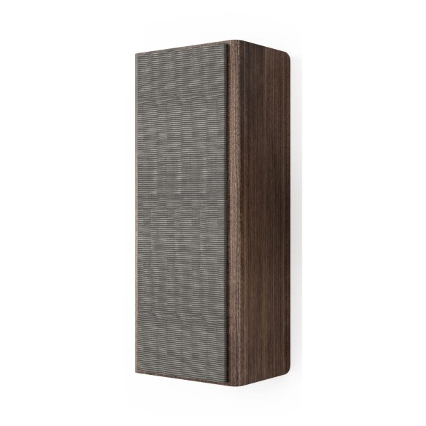 Acoustic Energy AE307 MKII LCR Loudspeakers, Walnut Veneer - vert grille 