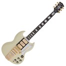 Gibson Custom 1963 Les Paul SG Custom Reissue Maestro VOS, Classic White #406303