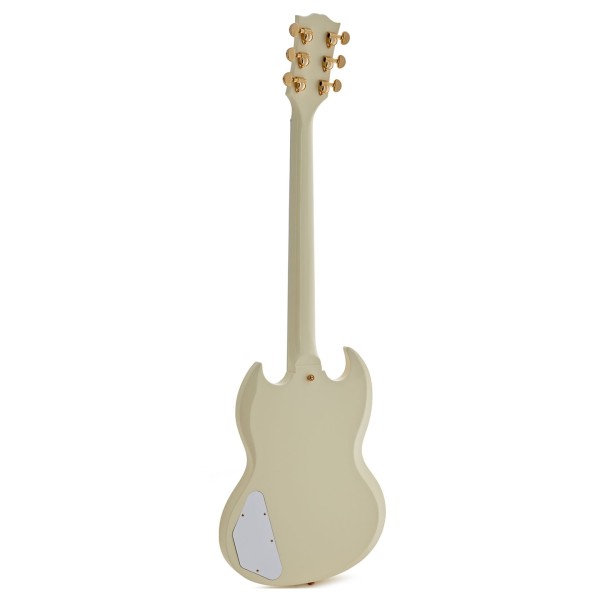 Gibson Custom 1963 Les Paul SG Custom Reissue Maestro VOS, Classic White #406303 - back 