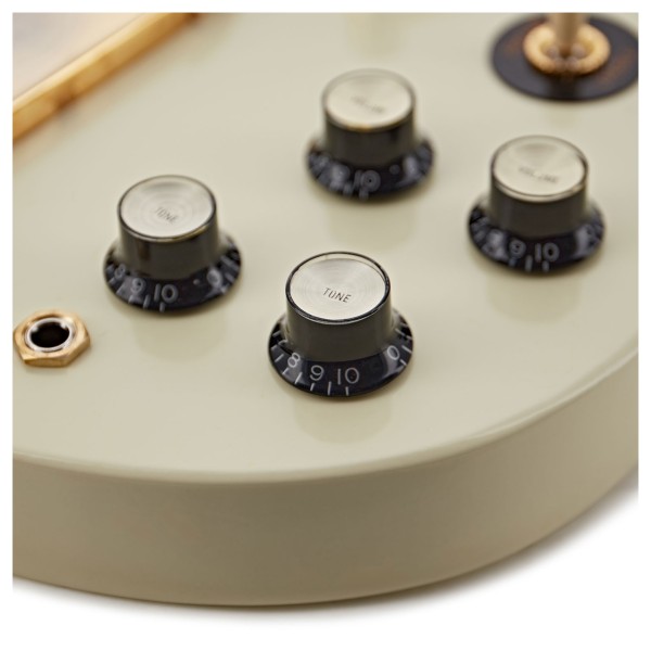Gibson Custom 1963 Les Paul SG Custom Reissue Maestro VOS, Classic White #406303 - knobs