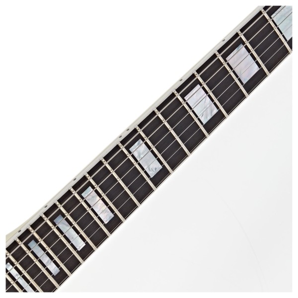 Gibson Custom 1963 Les Paul SG Custom Reissue Maestro VOS, Classic White #406303 - fretboard 