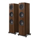 KEF Q7 Meta Floorstanding Speakers (Pair), Walnut