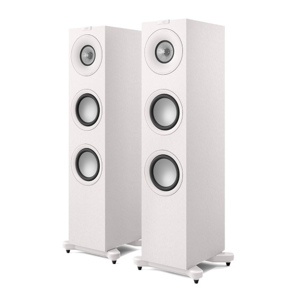 KEF Q7 Meta Floorstanding Speakers (Pair), Satin White