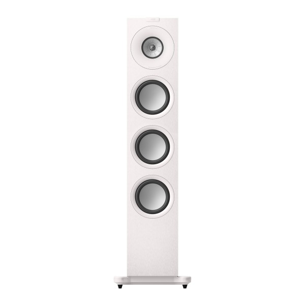 KEF Q11 Meta Floorstanding Speaker, Satin White - Front