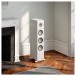 KEF Q11 Meta Floorstanding Speakers (Pair), Satin White - Lifestyle Image