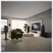 KEF Q11 Meta Floorstanding Speakers (Pair), Satin Black - Lifestyle Image, surround sound system