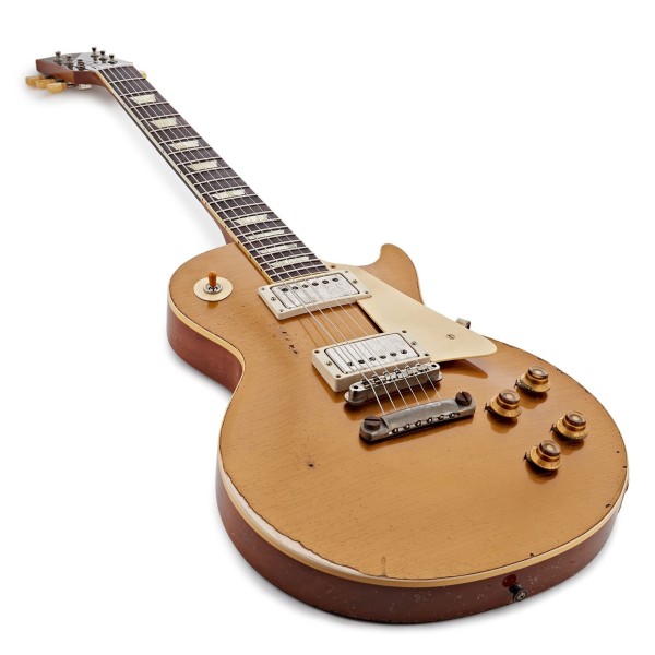 Gibson Custom 1957 Les Paul Goldtop Reissue Ultra Heavy Aged #75252 - body and neck 