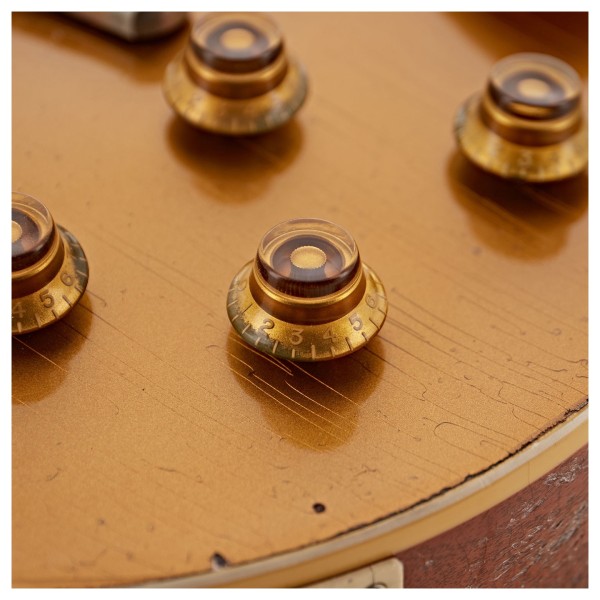 Gibson Custom 1957 Les Paul Goldtop Reissue Ultra Heavy Aged #75252 - knobs