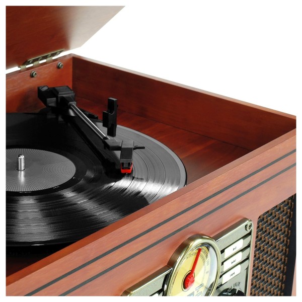 Victrola Quincy 6-in-1 Bluetooth Record Player - 