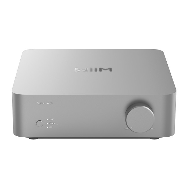 WiiM Vibelink Amplifier, Silver - main front img