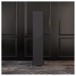 Acoustic Energy AE309 MKII Floorstanding Speakers (Pair), Matt Black - Lifestyle Image, with grille