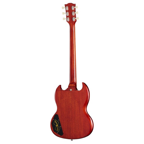 Epiphone 1964 SG Standard with Maestro Vibrola Reissue, Cherry Red - back 