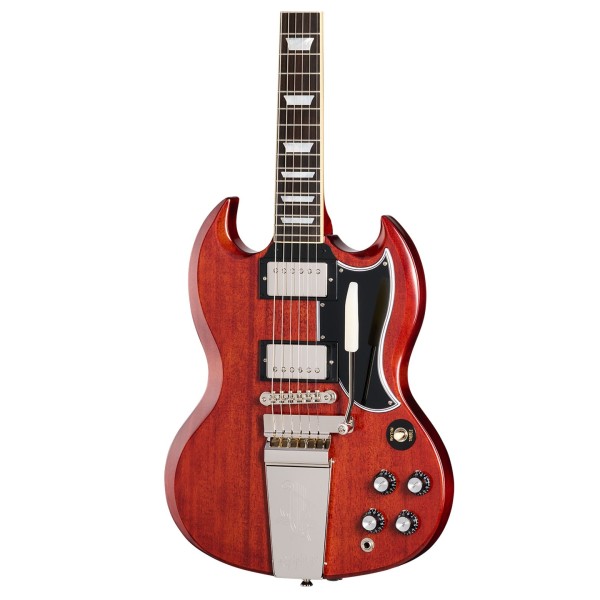 Epiphone 1964 SG Standard with Maestro Vibrola Reissue, Cherry Red - body 