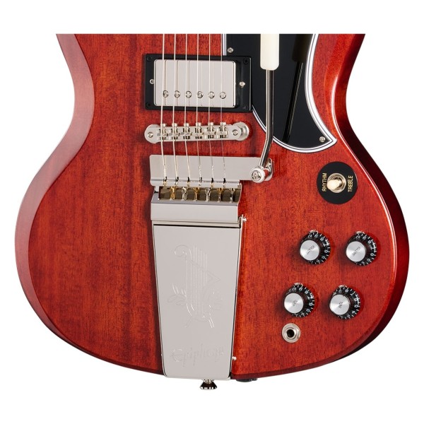 Epiphone 1964 SG Standard with Maestro Vibrola Reissue, Cherry Red