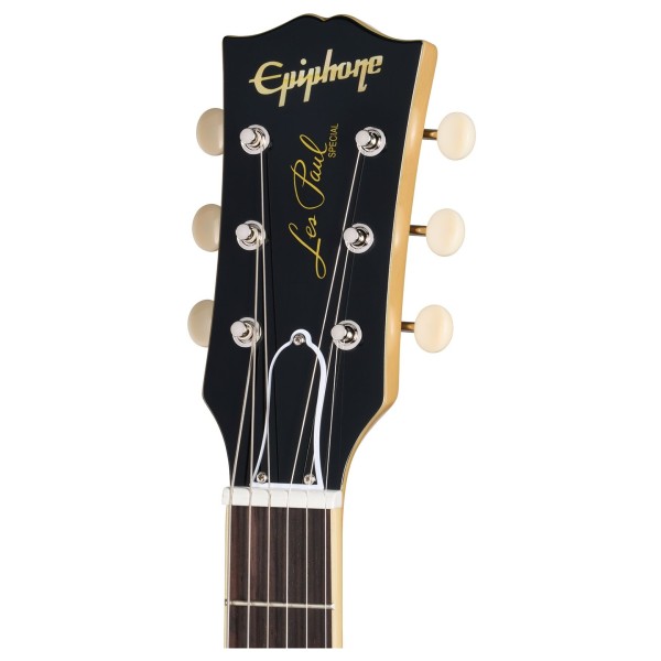 Epiphone 1960 Les Paul Special Double Cut Reissue, TV Yellow - headstock 