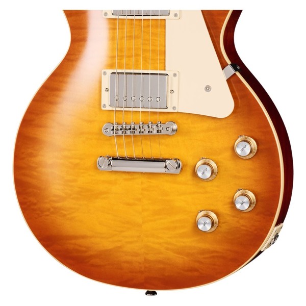 Epiphone 1960 Les Paul Standard Reissue, Iced Tea Burst - knobs 