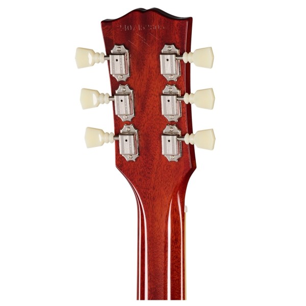 Epiphone 1960 Les Paul Standard Reissue, Iced Tea Burst - headstock back 