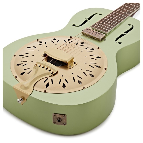 Hartwood Electro Resonator Guitar, Metallic Green