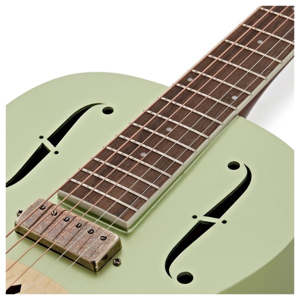 Hartwood Electro Resonator Guitar, Metallic Green