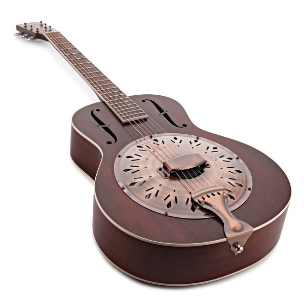Hartwood Resonator Guitar, Vintage Wine Red