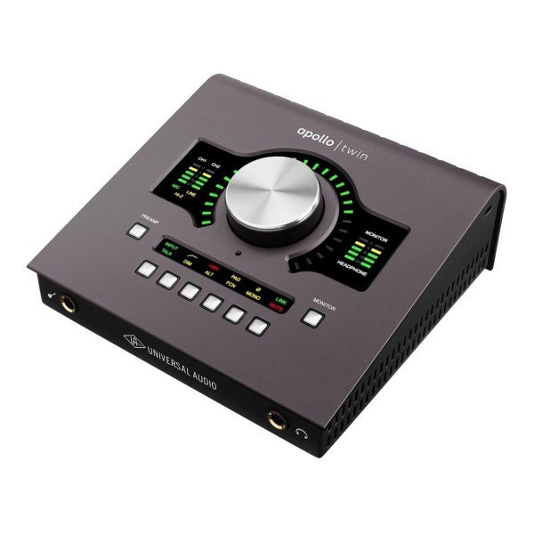 Apollo Twin Duo MK2 Heritage Edition Audio Interface - Angled