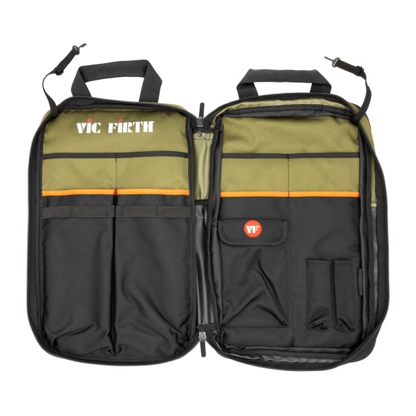 Vic Firth Professional Stick Bag, Green/ Black